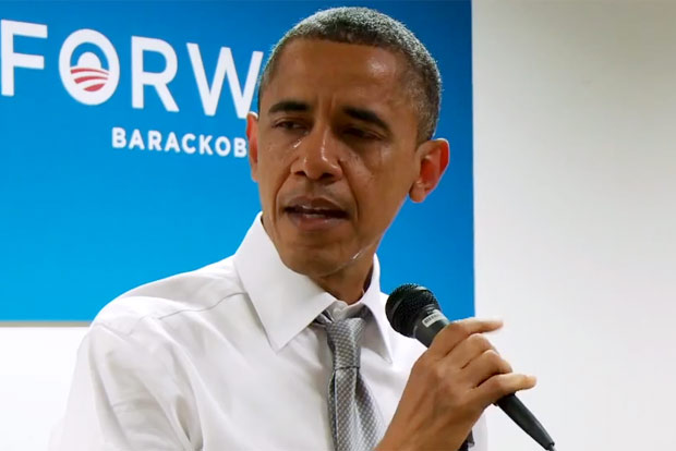 Tangis Obama bagi Staf Kampanyenya